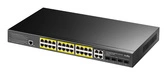 Schakelaar Cudy GS2028PS4-400W 24x 1Gb 4x RJ-45/SFP 400 W PoE+