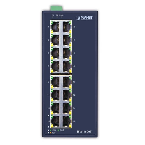 Schakelaar Planet ISW-1600T 16x 100Mb