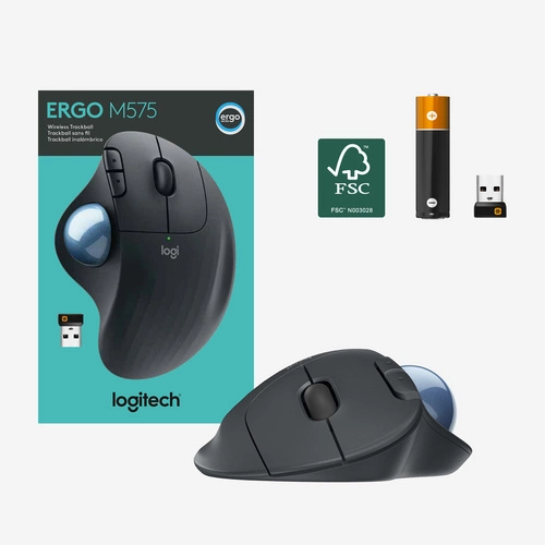 Draadloze muis Logitech Ergo M575 910-005872