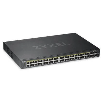 Schakelaar Zyxel GS192048HPV2-EU0101F 44x 10/100/1000 4x RJ-45/SFP 2x SFP 375 W PoE+