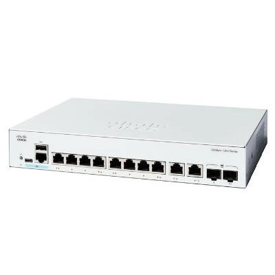 Switch Cisco Catalyst C1300-8T-E-2G 8x 1Gb 2x RJ-45/SFP