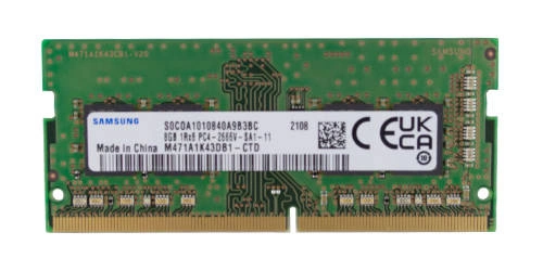 RAM-geheugen 1x 8GB Samsung SO-DIMM DDR4 2666MHz PC4-21300 | M471A1K43DB1-CTD