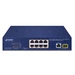 Schakelaar Planet FGSD-1011HP 8x 100Mb 1x RJ-45/SFP 120 W PoE+