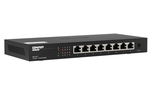 Schakelaar QNAP QSW-1108-8T 8x RJ-45 10/100/1000/2500 Mbps