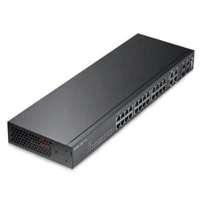 Schakelaar Zyxel GS2210-24-EU0101F 24x 10/100/1000 4x RJ-45/SFP