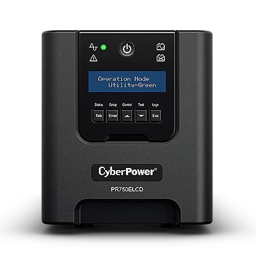 UPS CyberPower Professional Tower PR750ELCD 675W 6 gniazd C13 nowy 2 lata gwarancji
