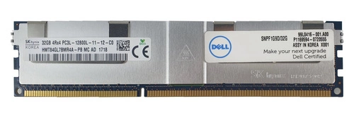 RAM-geheugen 1x 32GB Hynix ECC LOAD REDUCED DDR3 1600MHz PC3-12800 LRDIMM | HMT84GL7BMR4A-PB