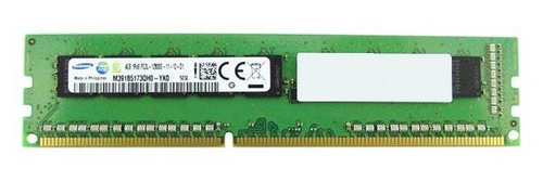 RAM-geheugen 1x 4GB Samsung ECC UNBUFFERED DDR3 1600MHz PC3-12800 UDIMM | M391B5173QH0-YK0