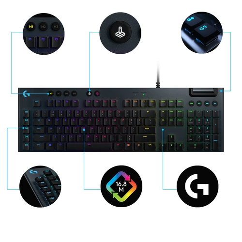 Bedraad toetsenbord Logitech G G815 QWERTY