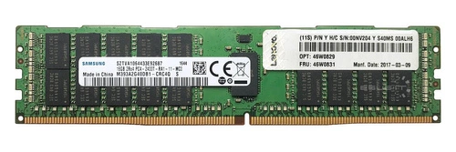 RAM-geheugen 1x 16GB Lenovo ThinkServer & System X DDR4 2Rx4 2400MHz ECC REGISTERED | 46W0829