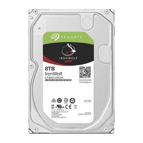 Harde schijf Seagate IronWolf 3.5'' HDD 8000GB 7200RPM SATA 6Gb/s 256MB | ST8000VN004