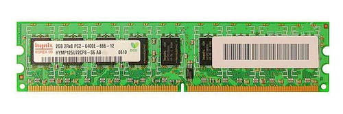RAM-geheugen 1x 2GB Hynix ECC UNBUFFERED DDR2 800MHz PC2-6400 UDIMM | HYMP125U72CP8-S6