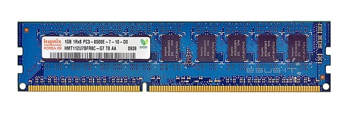 RAM-geheugen 1x 1GB Hynix ECC UNBUFFERED DDR3 1Rx8 1066MHz PC3-8500 UDIMM | HMT112U7BFR8C-G7