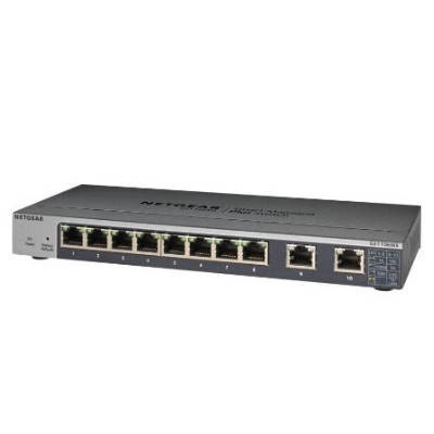 Schakelaar Netgear GS110MX-100PES 8x 10/100/1000 | 2x 10/100/1000/10000