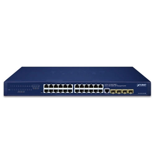 Schakelaar Planet GS-4210-24T4S 20x 1Gb 4x RJ-45/SFP