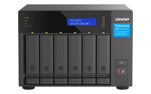 NAS-server QNAP TVS-h674-i5-32G 6x SSD | HDD SATA 32GB RAM