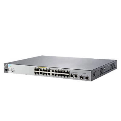 Schakelaar HPE J9779A 24x 10/100 2x SFP 195 W PoE+