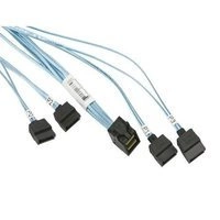 Supermicro Cable Mini SAS HD to 4 SATA, ​​0.7m | CBL-SAST-0704
