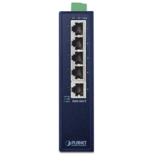Schakelaar Planet ISW-501T 4x 100Mb