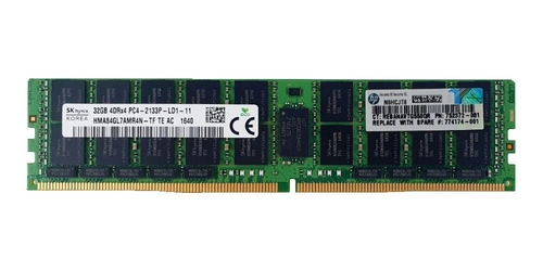 RAM-geheugen 1x 32GB Hynix ECC LOAD REDUCED DDR4 2133MHz PC4-17000 LRDIMM | HMA84GL7AMR4N-TF
