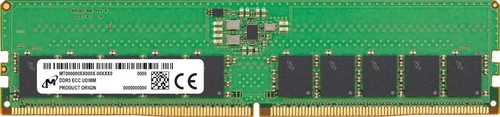 RAM-geheugen 1x 16 GB Micron ECC UNBUFFERED DDR5 1Rx8 4800MHz PC5-38400 UDIMM | MTC10C1084S1EC48BA1R