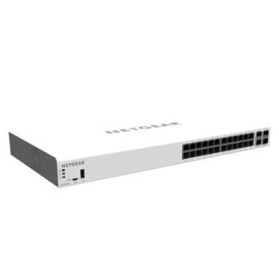 Schakelaar Netgear GC728XP-100EUS 24x 10/100/1000 2x SFP | 2x SFP+ 390 W PoE+