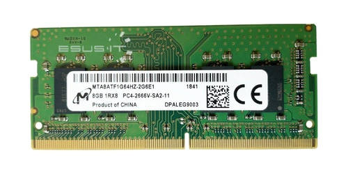 RAM-geheugen 1x 8GB Micron SO-DIMM DDR4 2666MHz PC4-21300 | MTA8ATF1G64HZ-2G6