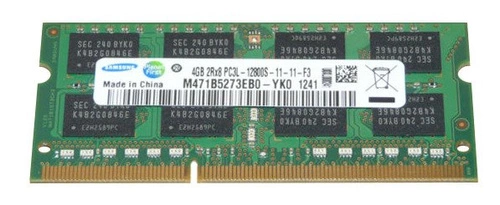 RAM-geheugen 1x 4GB Samsung SO-DIMM DDR3 1600MHz PC3-12800 | M471B5273EB0-YK0 