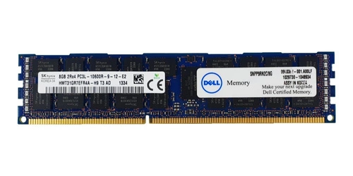 RAM-geheugen 1x 8GB Hynix ECC REGISTERED DDR3 2Rx4 1333MHz PC3-10600 RDIMM | HMT31GR7EFR4A-H9