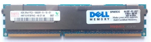 RAM-geheugen 1x 4GB DELL PowerEdge & Precision Workstation DDR3 1333MHz ECC REGISTERED | SNPNN876C/4G