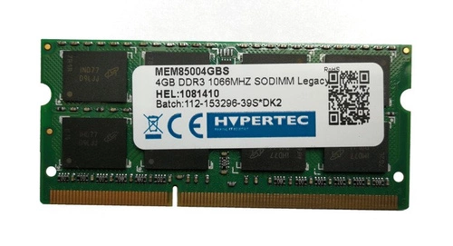 RAM-geheugen 1x 4GB HYPERTEC SO-DIMM DDR3 1066MHz PC3-8500 | MEM85004GBS