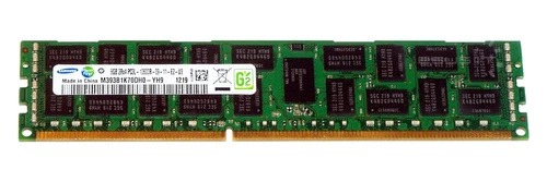 RAM-geheugen 1x 8GB Samsung ECC REGISTERED DDR3 1333MHz PC3-10600 RDIMM | M393B1K70DH0-YH9