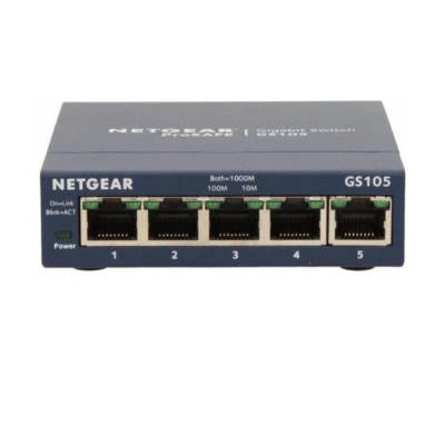 Switch Netgear GS105GE | 128 kB | 10 Gb/s | 5x Port Ethernet