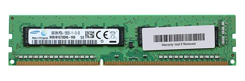 RAM-geheugen 1x 8GB Samsung ECC UNBUFFERED DDR3 1600MHz PC3-12800 UDIMM | M391B1G73QH0-YK0