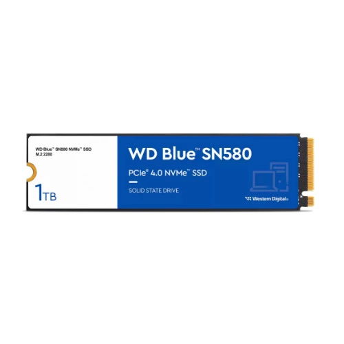 SSD-schijf Western Digital WD Blue SN580 1TB M.2 2280 NVMe PCIe TLC | WDS100T3B0E