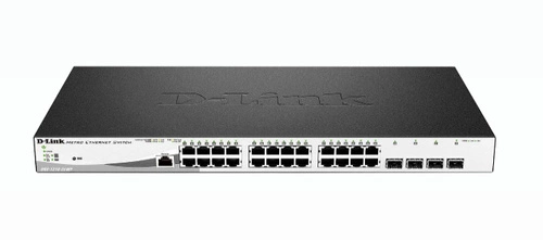 Schakelaar D-Link DGS-1210-28MP/E 24x 1Gb 4x RJ-45/SFP 370 W PoE+