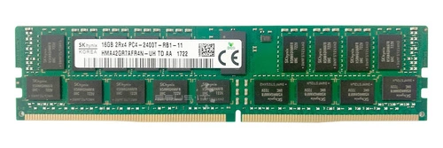 RAM-geheugen 1x 16GB Hynix ECC REGISTERED DDR4 2Rx4 2400MHz PC4-19200 RDIMM | HMA42GR7AFR4N-UH