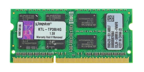 RAM-geheugen 1x 4GB Kingston SO-DIMM DDR3 1333MHz PC3-10600 | KTL-TP3B/4G