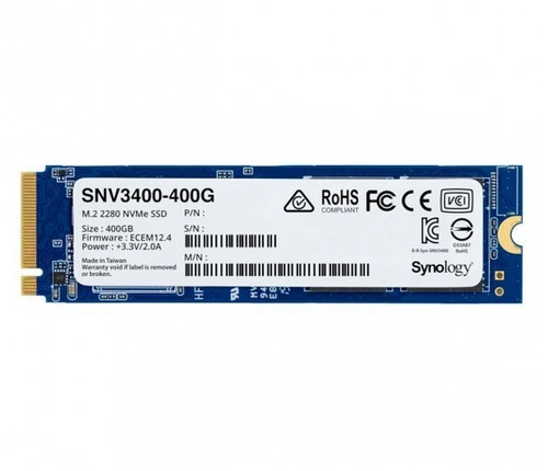 Schijf SSD gewijd voor de server Synology SNV3000 400GB M.2 2280 NVMe SNV3400-400G