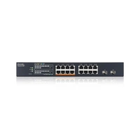Schakelaar Zyxel XMG1915-18EP-EU0101F 16x RJ-45 100/1000/2500 Mbps 2x SFP+ 180 W PoE++