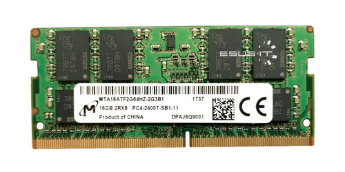 RAM-geheugen 1x 16GB Micron SO-DIMM DDR4 2400MHz PC4-19200 | MTA16ATF2G64HZ-2G3