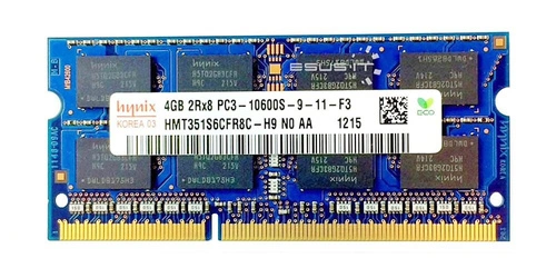 RAM-geheugen 1x 4GB Hynix SO-DIMM DDR3 1333MHz PC3-10600 | HMT351S6CFR8C-H9