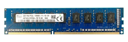 RAM-geheugen 1x 4GB Hynix ECC UNBUFFERED DDR3 1600MHz PC3-12800 UDIMM | HMT451U7DFR8A-PB