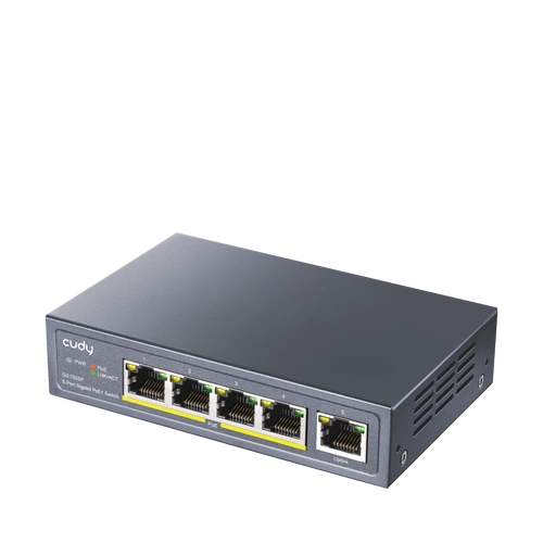Schakelaar Cudy GS1005P 5x 1Gb 65 W PoE+