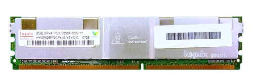 RAM-geheugen 1x 2GB Hynix ECC FULLY BUFFERED DDR2 667MHz PC2-5300 FBDIMM | HYMP525F72CP4N3-Y5