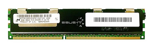 RAM-geheugen 1x 8GB Micron ECC REGISTERED DDR3 1066MHz PC3-8500 RDIMM | MT72JSZS1G72PZ-1G1