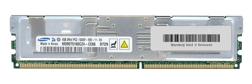 RAM-geheugen 1x 4GB Samsung ECC FULLY BUFFERED DDR2 667MHz PC2-5300 FBDIMM | M395T5160CZ4-CE66
