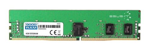 RAM-geheugen 1x 4GB GoodRAM ECC UNBUFFERED DDR4 1Rx8 2400MHz PC4-19200 UDIMM | W-MEM2400E4S84G