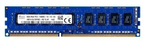 RAM-geheugen 1x 8GB Hynix ECC UNBUFFERED DDR3 1600MHz PC3-12800 UDIMM | HMT41GU7BFR8C-PB