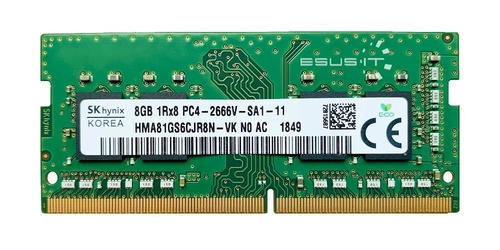 RAM-geheugen 1x 8GB Hynix SO-DIMM DDR4 2666MHz PC4-21300 | HMA81GS6CJR8N-VKN0
